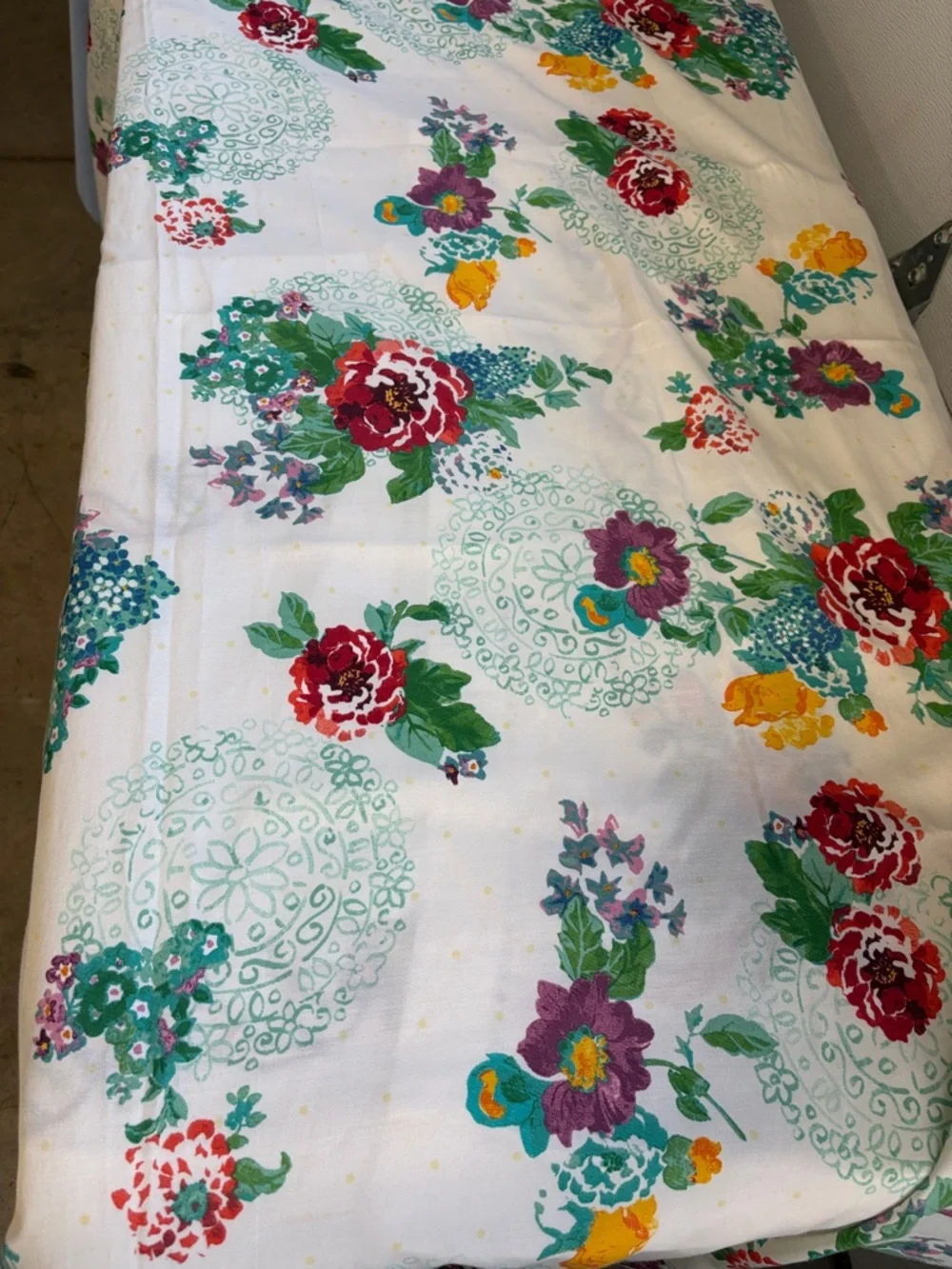 The Pioneer Woman floral tablecloth